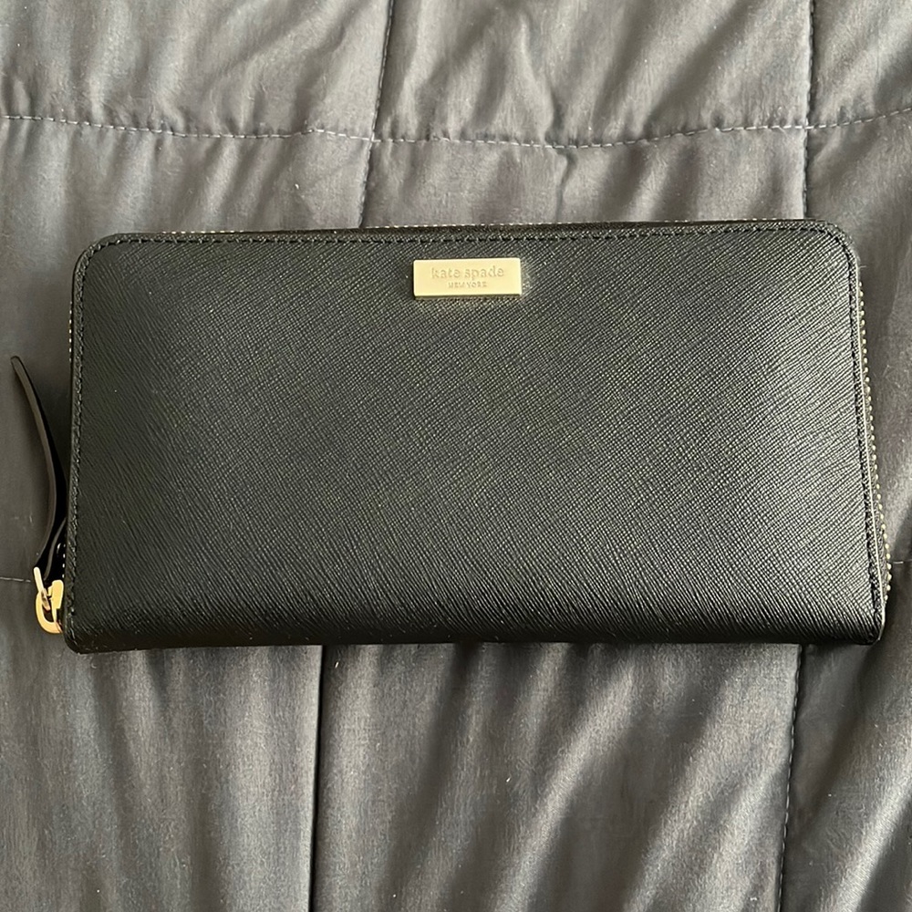 kate spade black wallet